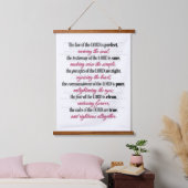 Psalm 19 wandtapijt hangend wandkleed (Slaapkamer)