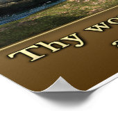 Psalm 1:19 Christelijke posters (Hoek)