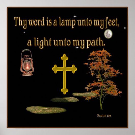 psalm 1:19 poster (Voorkant)