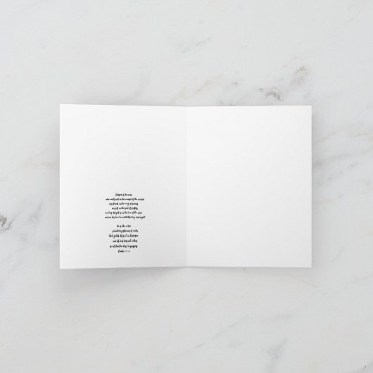 Psalm 1:1-3 Blank Card Kaart (Binnen)