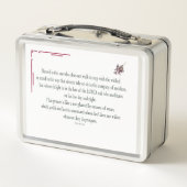 Psalm 1:1-3, Blessed is degene die: (Achterkant)