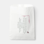 Psalm 1:1-3, Blessed is degene die: Bedankzakje (Voorkant)