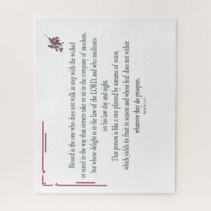 Psalm 1:1-3, Blessed is degene die: Legpuzzel