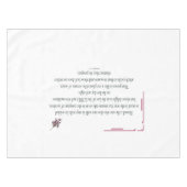 Psalm 1:1-3, Blessed is degene die: Tafelkleed (Voorkant (Horizontaal))