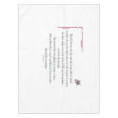 Psalm 1:1-3, Blessed is degene die: Tafelkleed (Voorkant)