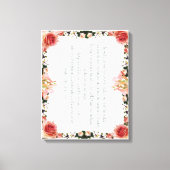 PSALM 1:1-3 Botanic Design, Canvas Afdruk (Voorkant)