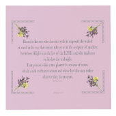 PSALM 1:1-3 Botanic Design, Kubus (Voorkant)