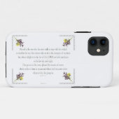 PSALM 1:1-3 Botanisch ontwerp, Case-Mate iPhone Case (Achterkant (horizontaal))