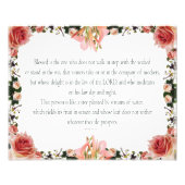 PSALM 1:1-3 Botanisch ontwerp, Foto Afdruk (Voorkant)