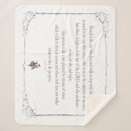 Psalm 1-1-3, Do Not Walk in Step with Sinners, Sherpa Deken