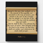 Psalm 1:1-3 fotoplaat (Voorkant)