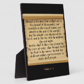 Psalm 1:1-3 fotoplaat (Zijkant)