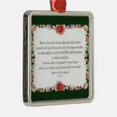 Psalm 1:1-3, geblesseerd is het metalen ornament (Rechts)