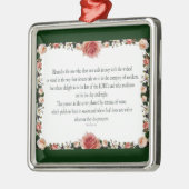 Psalm 1:1-3, geblesseerd is het metalen ornament (Links)