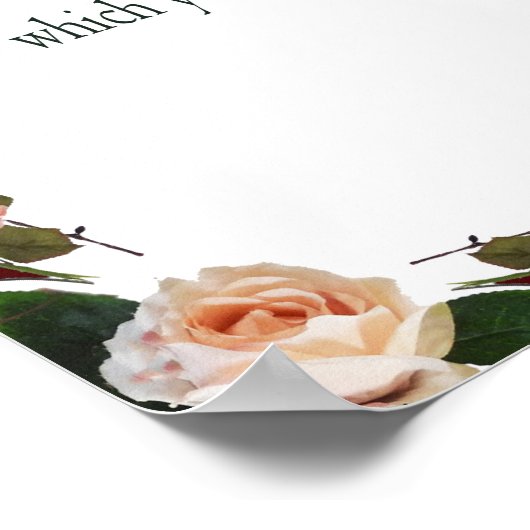 Psalm 1:1-3, geblesseerd is het poster (Hoek)