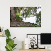 Psalm 1:1-3 het Poster van de Manuscript (Thuiskantoor)