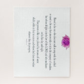 PSALM 1:1-3 met Paarse ventilator Legpuzzel (Verticaal)