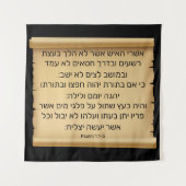 Psalm 1:1-3 wandkleed (Voorkant)