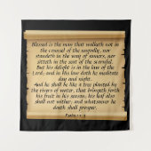 Psalm 1:1-3 wandkleed (Voorkant)