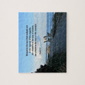 Psalm 1:1 Gezegeld is het man dat walketh niet... Legpuzzel (Verticaal)