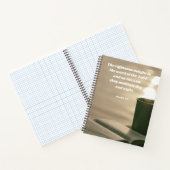 Psalm 1:2 Bijbelstudie Aanmoediging Christelijk Notitieboek (Binnen)