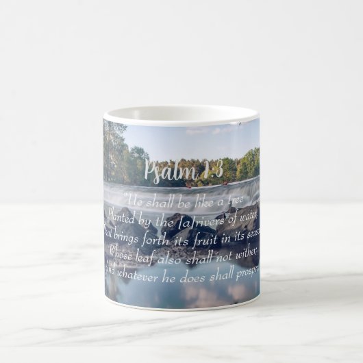Psalm 1:3 koffiemok (Center)