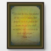 Psalm 1:3 Schrift Fotoplaat (Voorkant)
