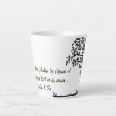 Psalm 1:3a Latte Mok (Voorkant)