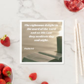 Psalm 1 Bestudeer Gods Woord Bijbelvers Servet (Insitu)