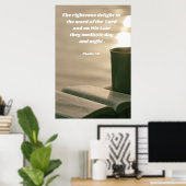 Psalm 1 Bijbelstudie Poster (Thuiskantoor)