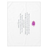 Psalm 1, Bless the One not, Pink Flower Tafelkleed (Voorkant)