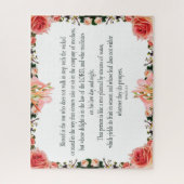 Psalm 1, dag en nacht van de wet, oogst zijn fruit legpuzzel (Verticaal)