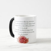 Psalm 1, dag en nacht, waterstromen, magische mok (Voorkant links)