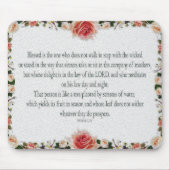 Psalm 1, dag en nacht, waterstromen, muismat (Voorkant)