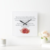 Psalm 1, dag en nacht, waterstromen, vierkante klok (Huis)