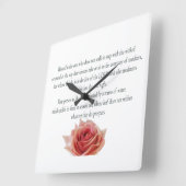 Psalm 1, dag en nacht, waterstromen, vierkante klok (Hoek)