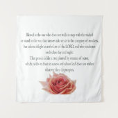 Psalm 1, dag en nacht, waterstromen, wandkleed (Voorkant)