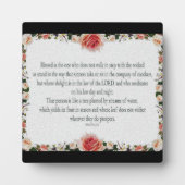 Psalm 1: De weg van de rechtvaardige Fotoplaat (Voorkant)