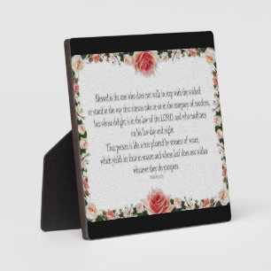 Psalm 1: De weg van de rechtvaardige Fotoplaat