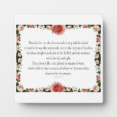 Psalm 1: De weg van de rechtvaardige Fotoplaat (Voorkant)