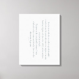 Psalm 1, does not walk in step with the wicked canvas afdruk