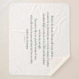 Psalm 1, does not walk in step with the wicked sherpa deken