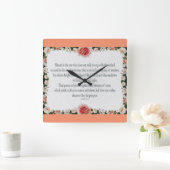 Psalm 1, Floral Borders, Oil, Blessed is the one; Vierkante Klok (Huis)