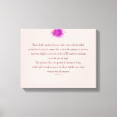 Psalm 1, Flower, Canvas Afdruk (Voorkant)