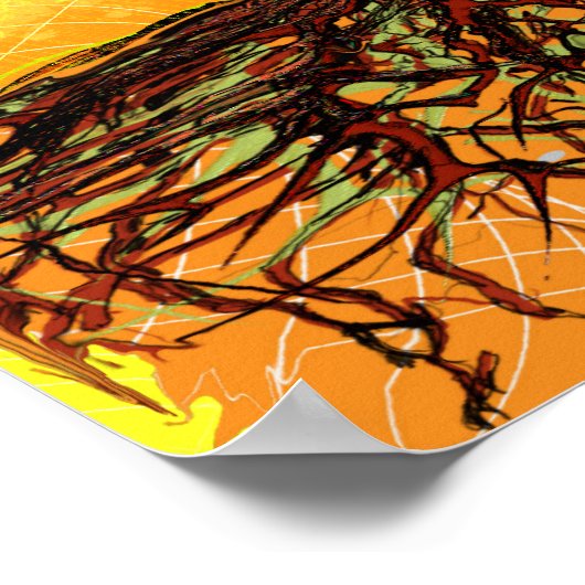 Psalm 1 - Gezegend is de man die Walketh Poster (Hoek)