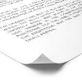 Psalm 1 Gezegend is het man Poster (Hoek)