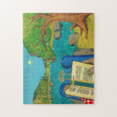 Psalm 1 in Hebreeuwse Bijbel Joodse Christelijke s Legpuzzel (Verticaal)