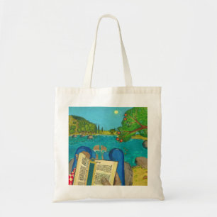Psalm 1 in Hebreeuwse Bijbel Joodse Christelijke s Tote Bag