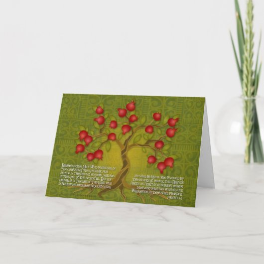 Psalm 1 kaart (Voorkant)