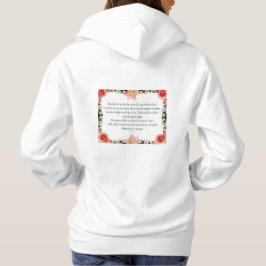 Psalm 1 Kunst - Gezegende Rechtvaardige met Bloemo Hoodie